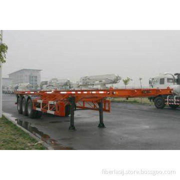 40ft Skeletal Three Axles Steel Shipping Container Trailer